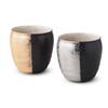 CtoC JAPAN Pair of Shochu Arita Made In Japan Cups, Multi-Color, 9×9cm, 370cc, ZEN, Toetsugama, Ware,