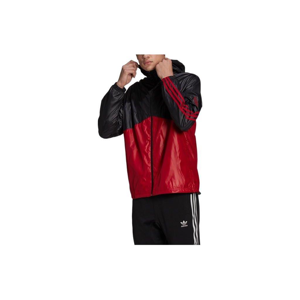 Adidas Originals Trefoil Colorblock Толстовка мужская Верхняя одежда Victory-Red H13910