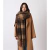 2024 New Scarf Winter Women'S Velvet Extended Warmth Luxury Fashion Versatile Internet Celebrity Girl Plaid