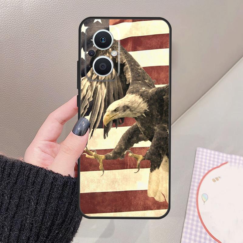 Американский флаг США Орел Чехол Для OPPO Reno 10 11 12 13 14 Pro 8 7 Lite 11F 12F 13F 14F OPPO Find X8 X5 X6 X9 Pro Чехол