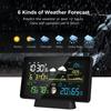 Wireless Weather Station 8-in-1 Indoor/Outdoor Thermometer Temperature Humidity Time Date Radio Signal Air Pressure Moon Phase