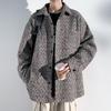 Весна и осень мужское новое ретро пальто из грубой шерсти свободного покроя