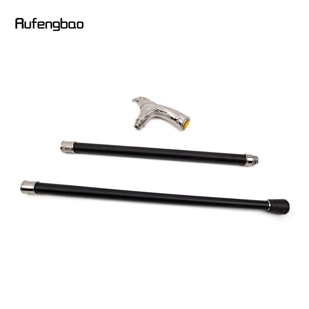 Белая голова орла со стразами, модная трость, декоративная палка, косплей, винтажная модная трость, 93 см