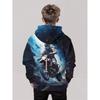 3D Printed Extreme Motorcycle Pattern Hooded Sweatshirt Children's Clothing, Perfect Gift