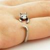 Cute Mouse Open Ring Niche Animal Design Finger Ring Jewelry Party Favors Daily Wear
