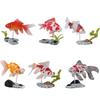 Urhomy Mini Goldfish Figure 3D Goldfish Goldfish Model Aquarium Interior Aquarium Set of 6 Set, Encyclopedia, Toy, Decoration, Figurine, Ornament,