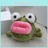 Stuffed Cute Frog Animal Keychain With Pp Cotton For Kids Gift
