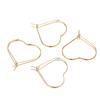 20pcs Stainless Steel Heart Hoops Earrings Circle Wire Star Loop Earrings DIY Jewelry Making Dangle Earring Accessories