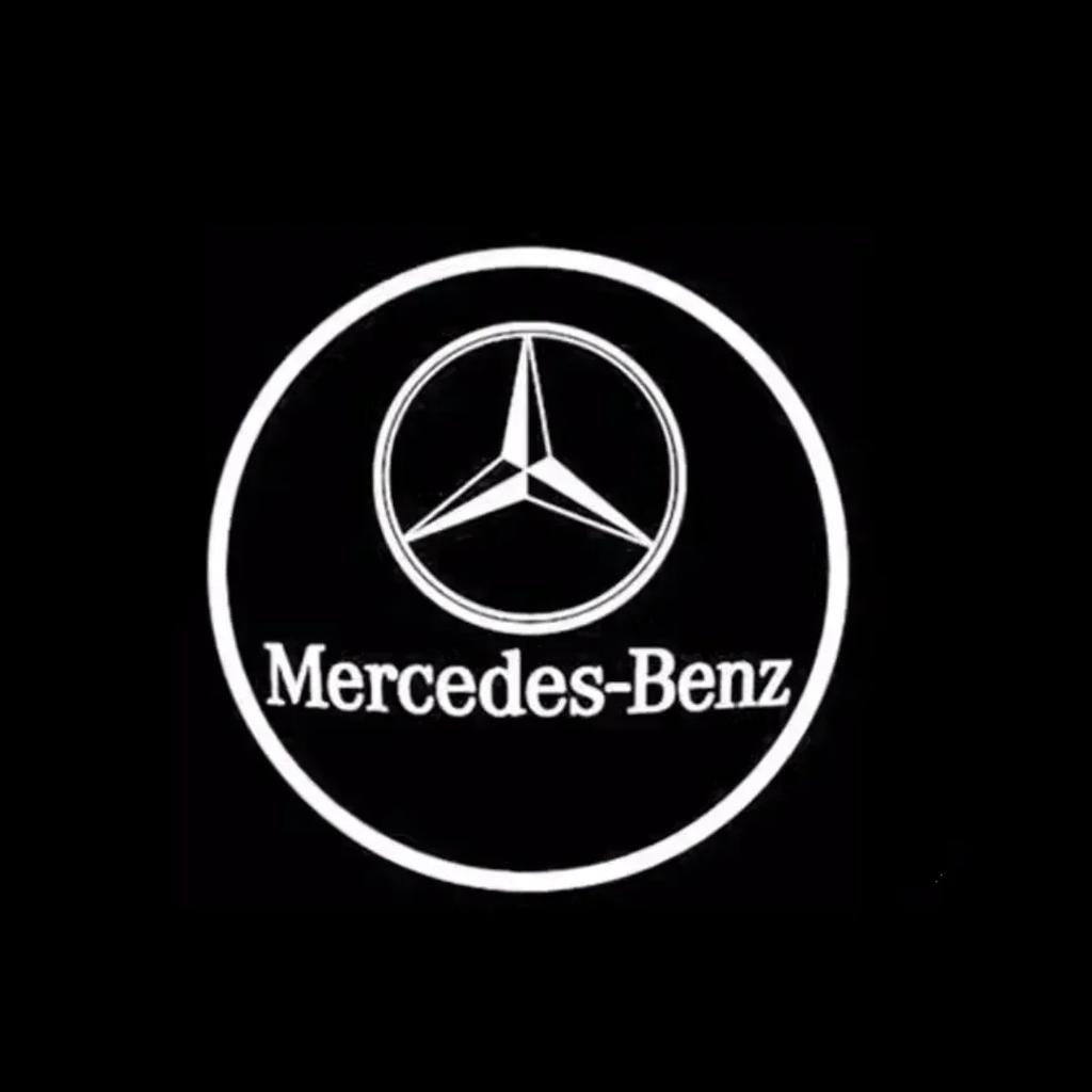 Для Mercedes Benz Светодиодные Огни Двери Автомобиля Логотип HD Лазерный Декор Проектор Призрачная Лампа Для Mercedes Benz W176 W205 W166 W246 W212 A B C M