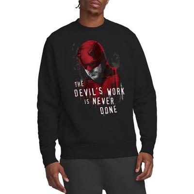 Свитшот унисекс для взрослых Daredevil Born Again Работа дьявола никогда не заканчивается