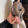 Corduroy Tote Bag Women's Large Capacity Crossbody Bag Shoulder Bag Underarm Bag