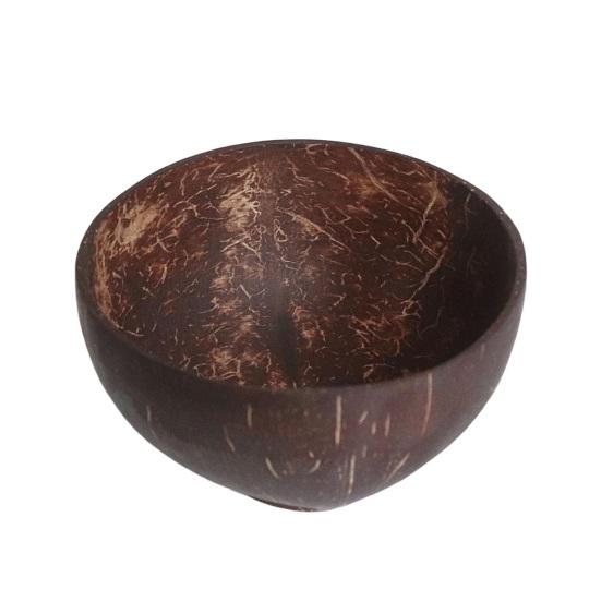 Миска из кокосового дерева Веганский подарок из натуральной скорлупы кокоса Смузи Асаи Будда-боулы Деревенские сервировочные миски Легко чистить