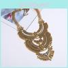 Long Necklace Vintage Multi Layered Collarbone Chain For Fashion Enthusiasts