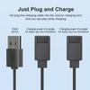 Portable Charger Cable for Joycon Controller 2.5M Travel Charging Cables Charging Cord for Switch Controller Charger