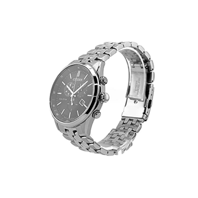 Citizen Часы Ecology Drive Collection с кварцевым механизмом и питанием от солнечной энергии, ремешок из нержавеющей стали AT2140-55E