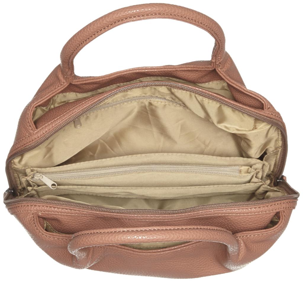Tote Bag Structure Full of Pockets Beige [OS] 3-layer 1802-4J74-01 Women's