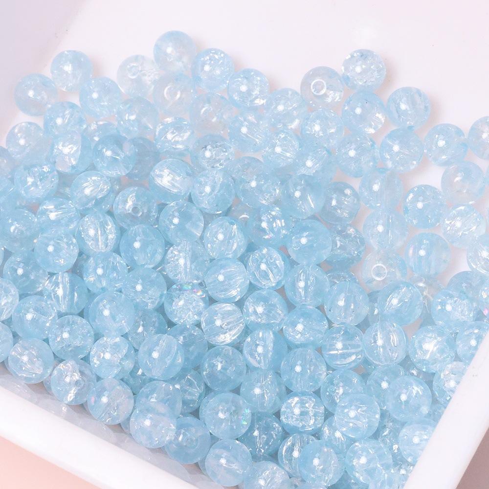 Yori 60 штук 10 мм Двухцветные Стеклянные Расписные Бусины для Рукоделия DIY Браслета Ожерелья Изготовления Украшений Декоративные Бусины
