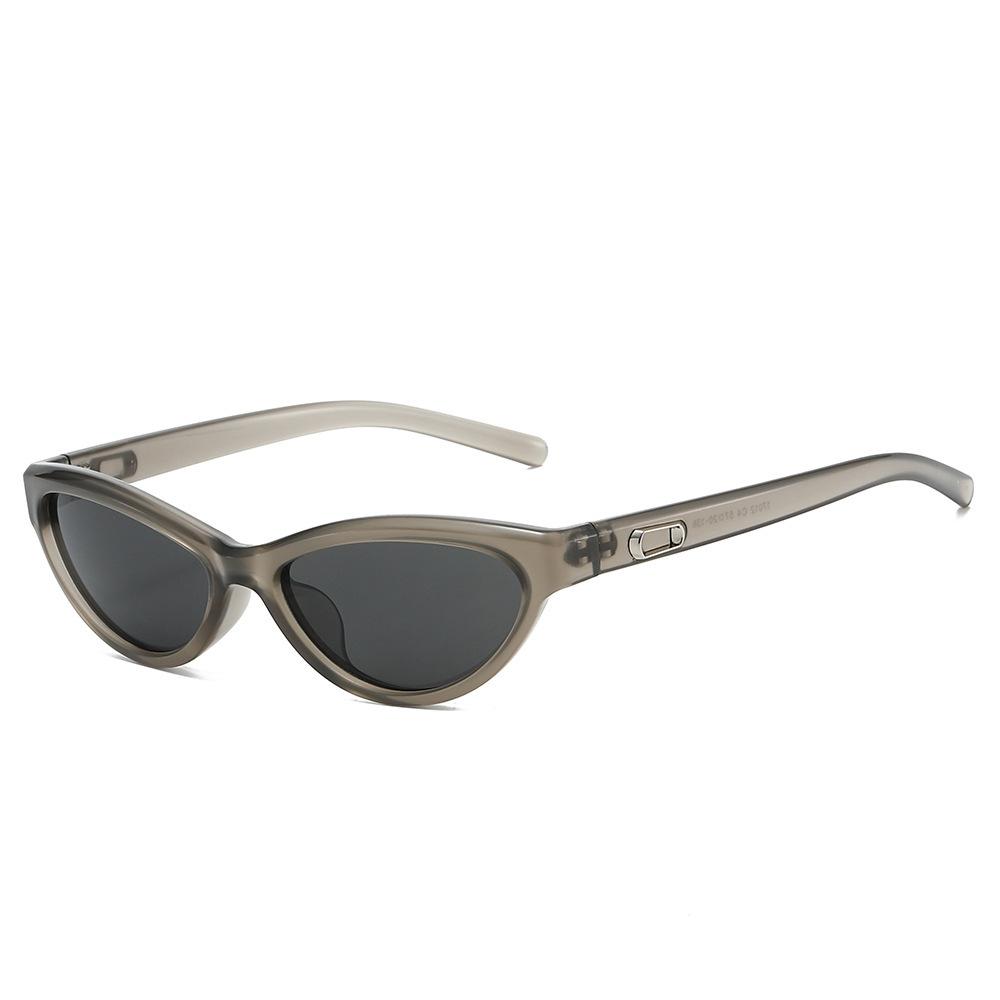 European style literary and retro sunglasses, small frame decorative plain glasses, versatile personalized men's and women's sunglasses