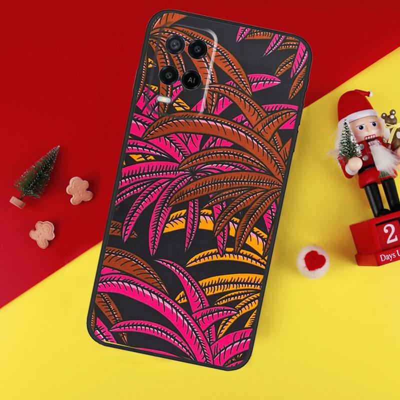 Чехол с африканским восковым принтом для Oppo A5 A6 Pro A15 A57 A17 A54 A74 A94 A76 A16 A96 A40 A60 A80 A18 A38 A58 A78 A98