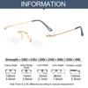 Fashion Anti-blue Light Far Sight Bifocal Spectacle Reading Glasses Eyewear Presbyopia Eyeglasses