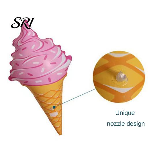 Ice Cream Float Inflatable Toy Extra Large Pool Kids Floating for Swimming Water Play Outdoor