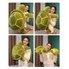 Yousheng Turtle Doll Soft Pillow Various Sizes Healing Turtle Shape Plush Toy Bed Back Cushion Desktop Ornament