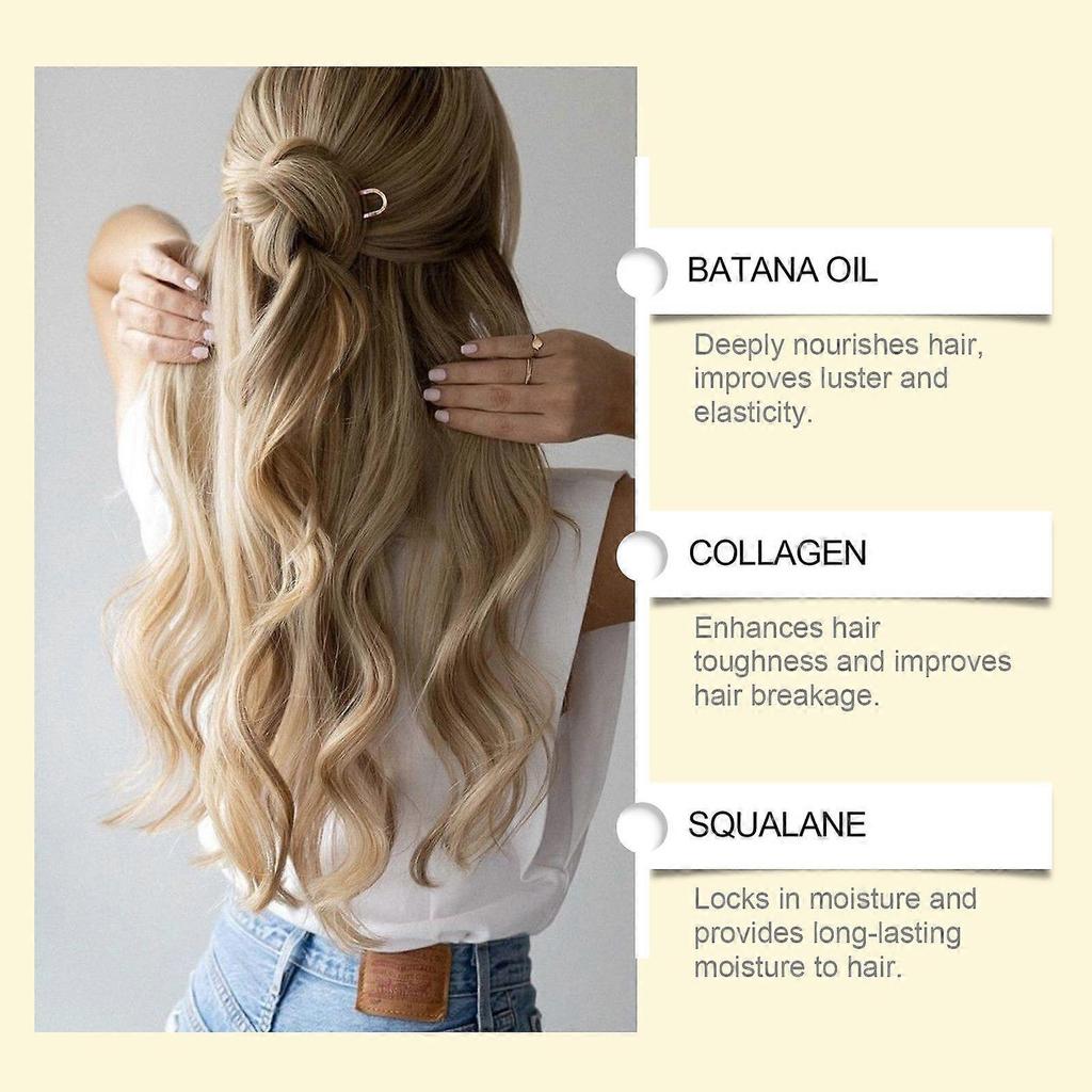 Hoegoa Batana Hair Oil Moisturizes Hair Strands, Strengthens Hair, And Makes Hair Naturally Fluffy, Smooth And Lustrous