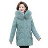 Mom's Down Cotton-padded Clothes Medium and Long Cotton-padded Clothes 2025 New Large-size Middle-aged and Elderly Women's Winter Cotton-padded Jacket