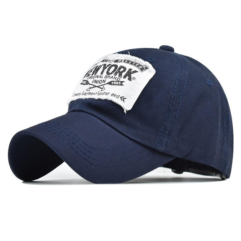 Бейсбольная кепка NEW YORK Alphabet старая хлопковая стираная бейсболка с принтом алфавита