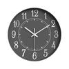 12 Inch Simple Three-dimensional Large Digital Wall Clock Silent and Accurate Wall Clock Suitable for Study Bedroom Living Room