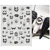 1 Sheet Nail Wing 5D Eye Halloween Dark Devil's Stickers Sky Safe Stunning Nail