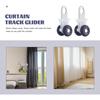 6pcs Curtain Track Sets Ceiling Track Rollers Window Curtain Glider Curtain Glider Hooks Curtain Accessories for Drape Curtain