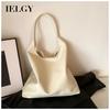 Korean Lazy Style Fashion Versatile Casual Shoulder Commuter Large Capacity Soft Pitot Bag
