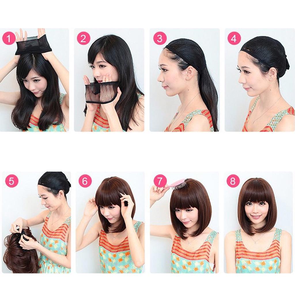 Женский парик из натуральных волос