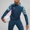 Puma Футболка мужская спортивная с длинным рукавом Individual Final Printed Casual, синяя 658982-56