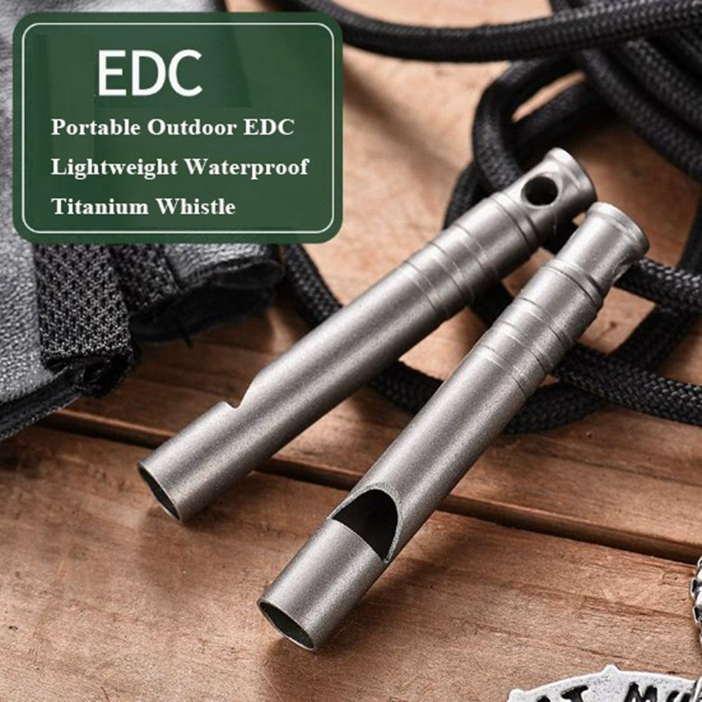 Мини-водонепроницаемый титановый свисток Multistyles Emergency Exploration Accessories Outdoor EDC Tool