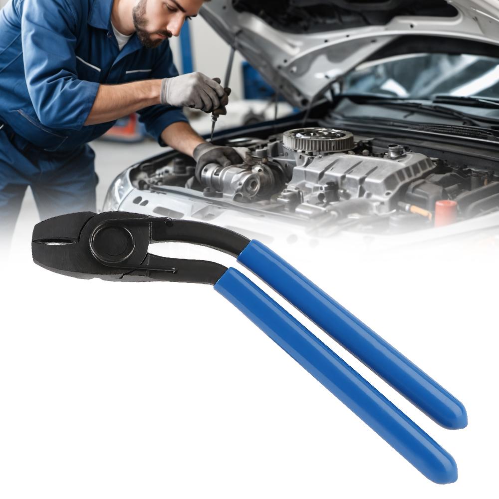Инструмент для ремонта автомобиля с открытым углом, плоскогубцы для снятия изогнутых колец, инструмент для снятия и установки колец с изогнутой головкой, плоскогубцы для закрывающих пружинных колец