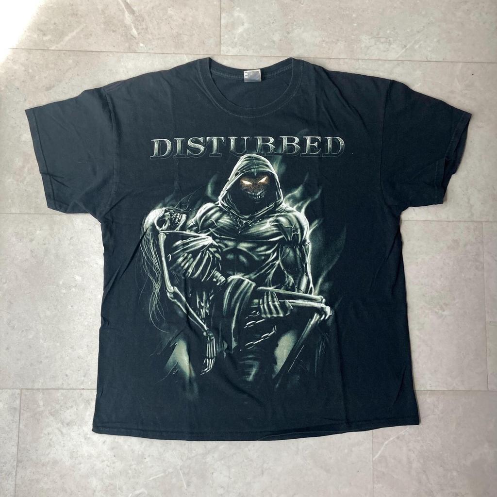 Винтажная футболка с логотипом группы Disturbed Nu Metal Hard Rock, размер XL