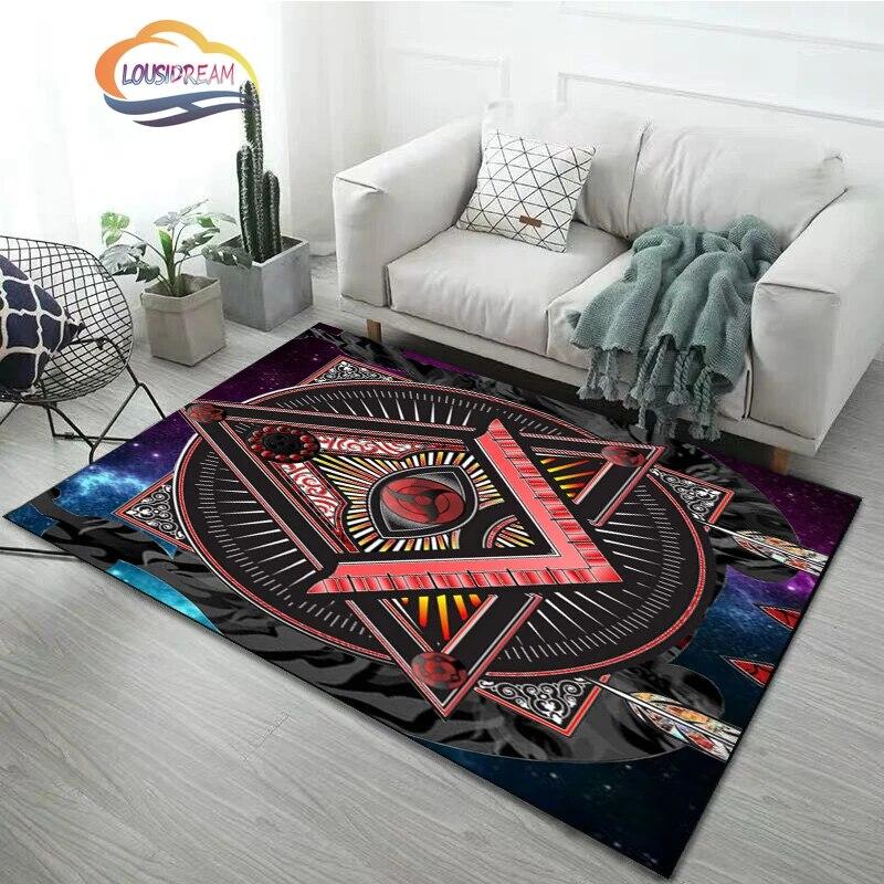 Fashion Carpet Freemasonry Rug Masonic Soft Doormat Rugs Bedroom Freemason Living Room Door Floor Hallway Mats Large