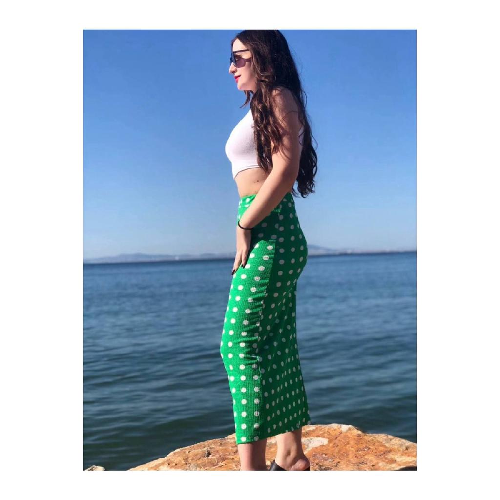 Women's Leopard Patterned Skirt