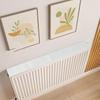 Cotton Linen Cover Radiator Dust Cover Dust Cover Elegant Home Decor Long-lasting Use Magnetic Fixation Sturdy Material