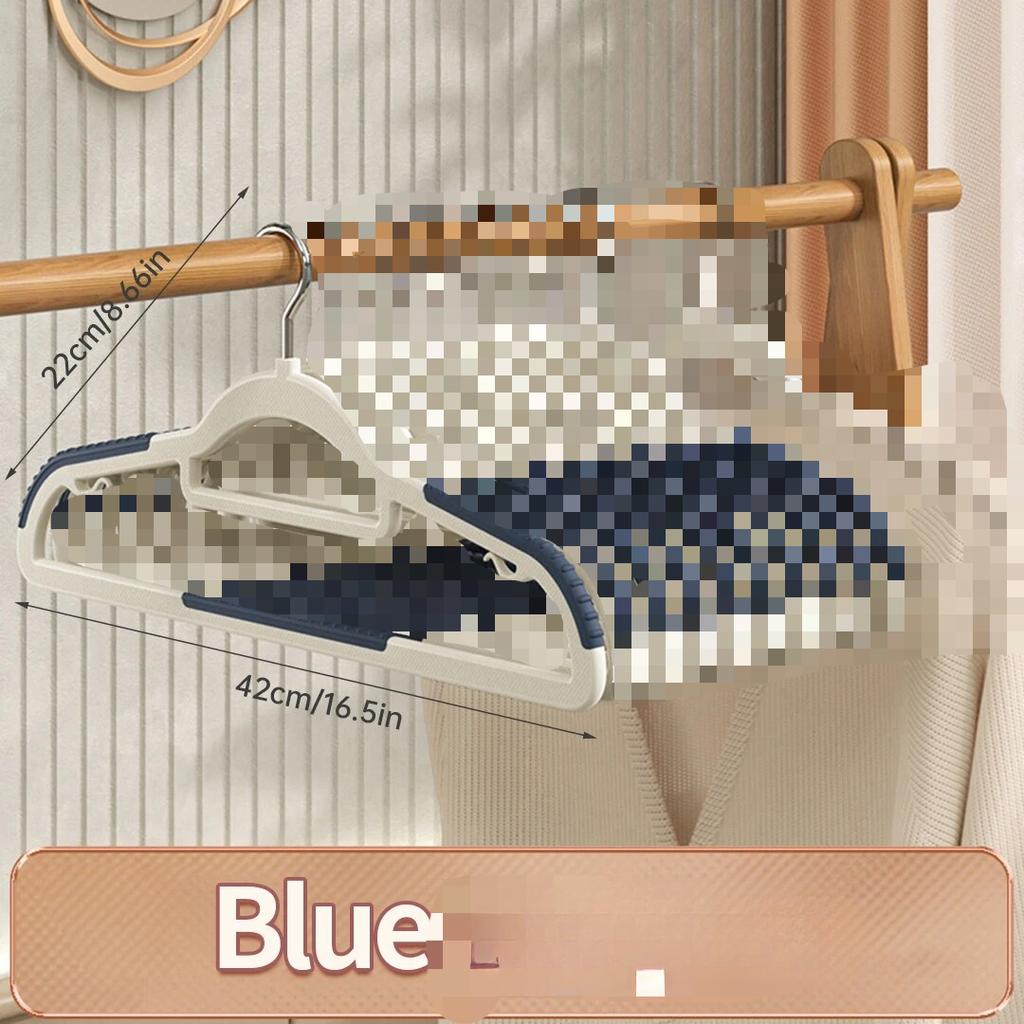 10-1 PCS Clothes Hanging Household Hangers Non-slip Dormitory Bedroom Special Storage Clothes Hanging No Trace