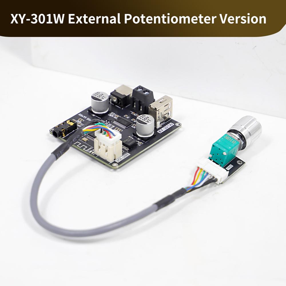 XY-301W Моно 30 Вт Bluetooth Цифровой аудиоусилитель Плата TWS Истинное беспроводное стерео Аудио для динамиков с поддержкой DC 9-24 В Приложение