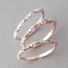 Twist Ring Shape Hand Jewelry Decorative Ornaments Gift Fashion Elegant Simple