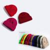 Elastic Vintage Dome Hat Brimless Bonnet Beanies Hip-Hop Knitted Cap  for Boy Girls