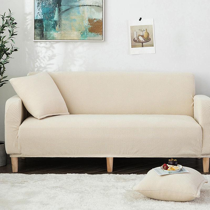 Утолщенный эластичный чехол для дивана в гостиной, бархатный чехол для дивана, пыленепроницаемые растягивающиеся чехлы для секционного дивана, чехол для дивана в форме буквы L