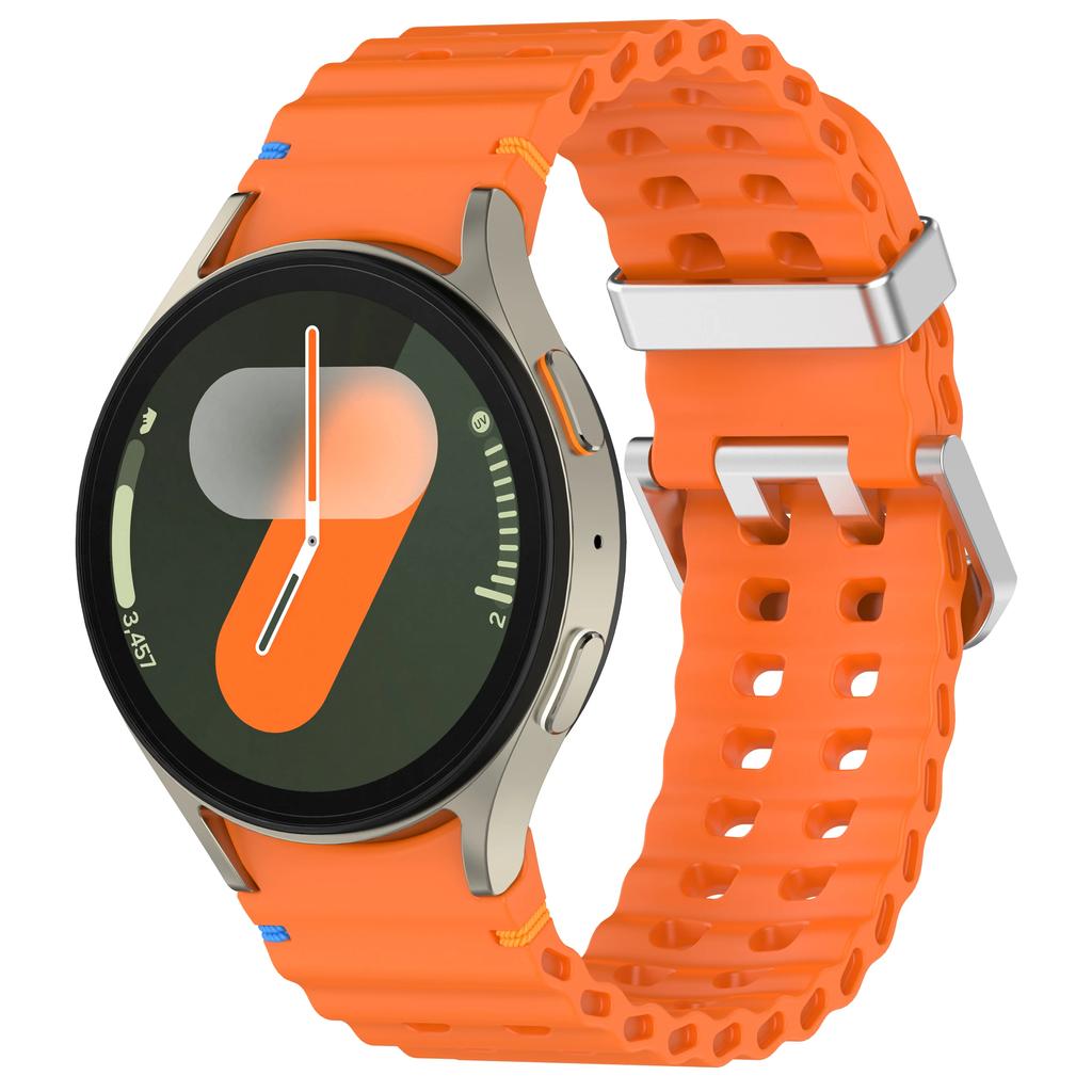 Ремешок для Samsung Galaxy Watch 7/6/5 Pro/4 classic 40мм 44мм Спортивный силиконовый Без зазоров на запястье correa Браслет Ремешки для Galaxy Watch 7