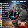 2025 New Nursing Health Laser Cure Blood Pressure Smart Watch Men Heart Rate Pulse Sleep Bluetooth Call Body Monitor Smartwatch
