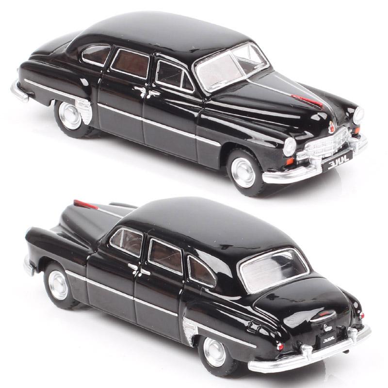 Perka Масштаб 1/64 Винтажный Советский Горьковский ГАЗ 12 ЗИМ Литые Игрушечные Машинки Модель Автомобиля Миниатюры Подарки Черный