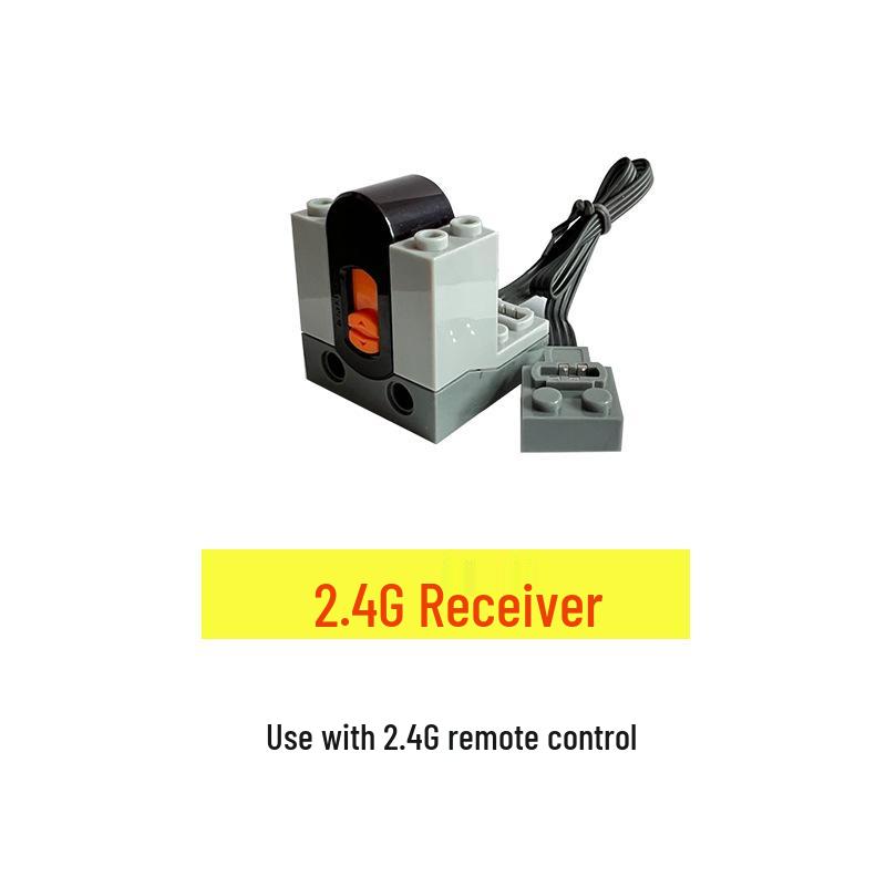 Пульт управления Высокоскоростной двигатель и Батарейный блок для кирпичиков Lego с черными, красными и светлыми модификациями